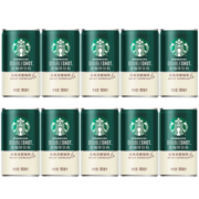 星巴克 (Starbucks)星倍醇 罐装即饮浓咖啡饮料 经典浓郁 180ml*10罐