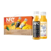 【主播推荐】农夫山泉100%NFC果汁300ml*12瓶（橙汁*6+芒果汁*6）