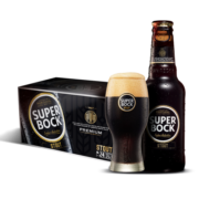 超级波克（SUPER BOCK）黑啤 进口啤酒 250ml*24瓶 送礼整箱装 葡萄牙原装