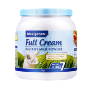 美可卓Maxigenes 澳洲进口高钙全脂成人奶粉 蓝胖子 1kg