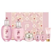 后Whoo拱辰享水妍水乳霜护肤品6件套盒套装343ml 水+乳+面霜+洗面奶