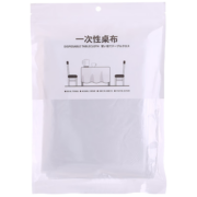 佳茉一次性加厚台布180*180cm*20张 饭店餐厅PE台布家用酒席野餐桌布