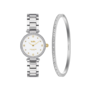 蔻驰（COACH） PARK系列 镶钻表盘 钢带石英表26mm 手镯套装女表 14000062