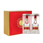 京东百亿补贴：五粮液 第八代普五 浓香型白酒 52度 500ml*2瓶 礼盒装