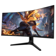 蚂蚁电竞 34英寸 带鱼屏 准4K144Hz 1000R曲面 1ms响应 升降支架 窄边框 21:9 电竞曲面显示器ANT34TUC