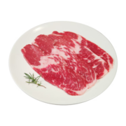 祁连牧歌 国产安格斯原切雪花牛肉片300g/盒 牛肉片烤肉片 牛胸部位 冷冻