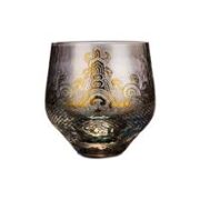 容山堂 焕彩金银烧星空 玻璃茶杯 7.1*8*3.5cm