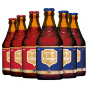 概率券：CHIMAY 智美 红帽/蓝帽组合装 修道士精酿啤酒 330ml*6瓶
