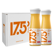 农夫山泉17.5°NFC橙汁果汁饮料 100%鲜果橙子冷压榨330ml*4瓶冷藏型礼盒装