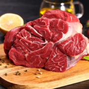 农夫好牛安格斯谷饲牛腱肉带腱子心芯龟腱带金钱腱2kg/袋整根牛腿
