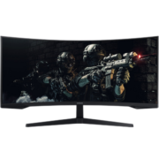 三星（SAMSUNG） 165Hz 1ms超宽2K 34英寸1000R曲面带鱼屏电竞显示器HDR技术 Freesync同步技术不闪屏C34G55TWWC