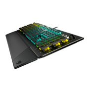 冰豹 德国ROCCAT瓦肯VULCAN 游戏背光机械键盘（电竞游戏键盘 吃鸡键盘 笔记本电脑键盘） 旗舰版PRO-黑色(104键RGB)线性光轴