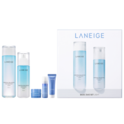 兰芝(LANEIGE) 水库凝肌水乳护肤品套装礼盒5件套 清爽型(补水保湿 水油平衡) 适合油/混合性肌肤 进口超市