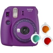 INSTAX Mini 9 透明相机，紫色
