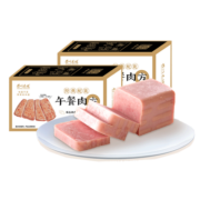 眉州东坡 王家渡低温午餐肉 198g 涮火锅烧烤三明治炒菜食材 【黑胡椒味】198g*6盒