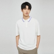 SELECTED 思莱德 男士短袖POLO衫 4212KP001A06