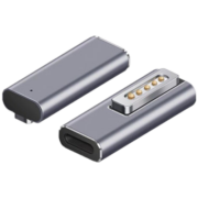 凯宠 联想方口转接头 Type-C转DC充电器 笔记本Thinkpad电源快充100W电脑PD诱骗头 Type-C母头转Magsafe2  PD转换头
