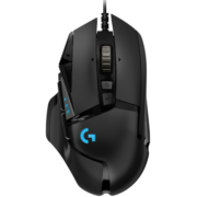 罗技（G） G502 HERO主宰者 RGB游戏鼠标 电竞鼠标有线 机械配重吃鸡鼠标25600DPI G502 HERO黑色