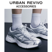 URBAN REVIVO2023春夏新款男士设计感低帮老爹运动鞋UAMS32015