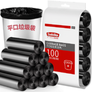 PLUS会员：sodolike 尚岛宜家 点断式垃圾袋中号加厚45*50cm*5卷 黑色100只 包邮
