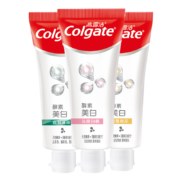 plus会员：高露洁 Colgate 活性酵素美白牙膏 白桃+桂花+薄荷 25gX3支