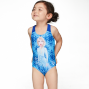 Speedo/速比涛 儿童泳衣迪士尼冰雪奇缘系列elsa艾尔莎公主婴幼儿连体泳衣 807970D789 蓝色 3
