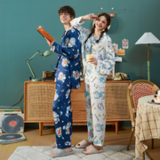 GUKOO 果壳 情侣款长袖家居服套装 822116203513614