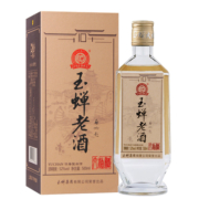 YUCHAN 玉蝉老酒 大曲酒 怀旧版 52%vol 浓香型白酒 500ml