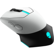 外星人（alienware） AW610M无线有线双模RGB游戏电竞专业鼠标350h续航 610M灰白