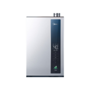 美的（Midea）燃气热水器静音16升天然气智控增压水伺服一级能效变频节能9级抗风两卫生间同洗浴 【两卫同洗】JSLQ27-16LN1 16升