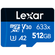 雷克沙（Lexar）TF（MicroSD）存储卡 switch手机内存卡 C10 U3 V30 4K 512G TF卡 A2性能 高速存储