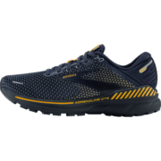 布鲁克斯（BROOKS） 布鲁克斯 男鞋支撑女缓震跑鞋运动鞋Adrenaline GTS 22追岚 【男】深蓝/灰色/向日葵黄 44