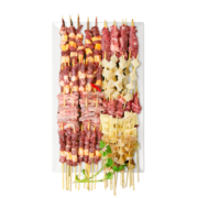 游牧御品 烧烤食材组合烤肉套餐4-6人份约220串4斤8种烤串羊肉串牛肉串