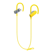 铁三角 SPORT50BT 颈挂式入耳蓝牙耳机 无线耳机 运动跑步防水音乐手机电脑耳麦 黄色