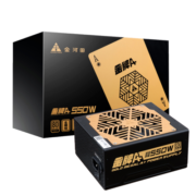 金河田（Golden field）额定550W 金牌A+全模组电脑电源（80PLUS金牌/宽幅增压/智能温控/日系电容）