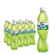 可口可乐（Coca-Cola）芬达 Fanta 无糖零卡苹果味 碳酸饮料 500/600ml*12瓶 整箱装
