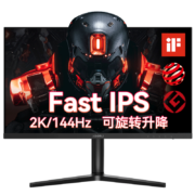 PLUS会员：KOORUI 科睿 27E1Q 27英寸IPS显示器 2K 144Hz 1ms