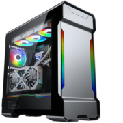 追风者(PHANTEKS) 518XTG 流光银电竞游戏直播水冷铝电脑机箱(支持360水冷/4090显卡/配3把风扇/ARGB灯效)