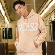 20点开始、补贴购：GUESS 盖尔斯 男女同款连帽卫衣 M0FQ89R6O04