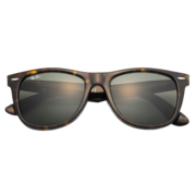 雷朋（RayBan） RayBan雷朋太阳镜徒步旅行者系男女款方形墨镜镜框显脸小眼镜0RB2140F 902玳瑁色镜框绿色镜片 尺寸52