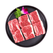 鸿亮  黑椒牛仔骨400g*5袋 静腌牛排 烧烤食材 牛肉牛排骨 半成品生鲜