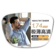 PLUS会员：winsee 万新 1.74极薄非球面树脂镜片+镜邦超轻钛架多款可选