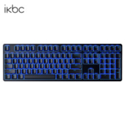 PLUS会员、需抢券：ikbc R300 有线机械键盘 108键 Cherry黑轴 蓝光