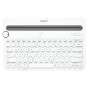 罗技（Logitech） K480 多设备蓝牙键盘 安卓手机电脑平板IPAD键盘 时尚超薄键盘 白色