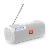 JBL TUNERFM 无线蓝牙音箱 便携式FM收音机 手机/电脑音响 外放播放器 老人学生机 带背光显示屏 白色