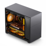 乔思伯（JONSBO）松果D31 标准版黑色 MATX机箱（双360冷排/ATX电源/Type-c Gen2 10Gbps+/垂直风道/长显卡）
