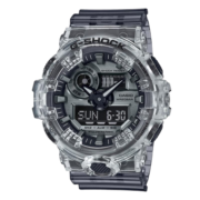 卡西欧casio手表G-SHOCK冰韧系列破冰行动透明灰防水运动男表 GA-700SK-1A
