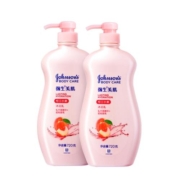 强生美肌恒日水嫩沐浴露滋润保湿蜜桃留香720g*2瓶女男家庭装官方