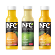 农夫山泉果汁NFC冷藏饮料100%鲜榨果汁低温多口味选择300ml 4口味各3瓶
