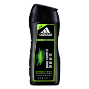 阿迪达斯 （adidas）男士控油劲爽去屑洗发水220ml洗发露 柔软顺滑去屑止痒深度清洁